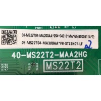 KIT DE TARJETAS PARA TV TCL / NUMERO DE PARTE V8-ST22K01-LF / 40-MS22T2-MAA2HG / 08-MS22T04-MA200AA / 08-MS22T04-MA300AA / FUENTE 08-L12CLJ1-PW200AA / 40-L12CH4-PWD1CG / PANEL LVU430NDEL / DISPLAY T430QVN03.0 / MODELOS 43S425 / 43S431 / 43S435